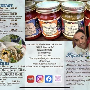 Updated menu and pricing