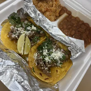 2 Taco Combo Plate