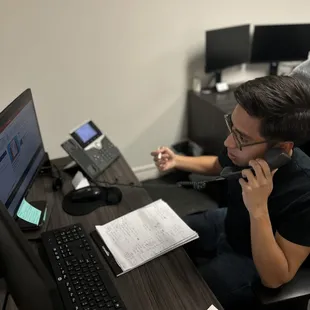 One of our young ones hard at work!