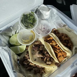 the inside of a styrofoam container