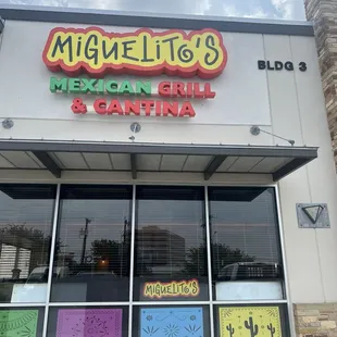 Outside of restaurant