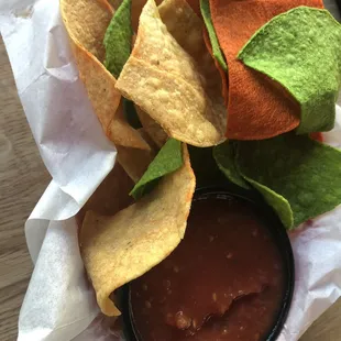 Chips and salsa.