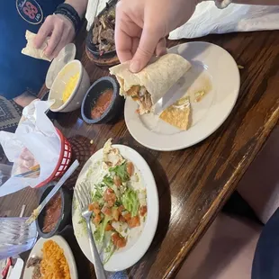 Combo Fajitas for two 27.99, delicious and filling every time!