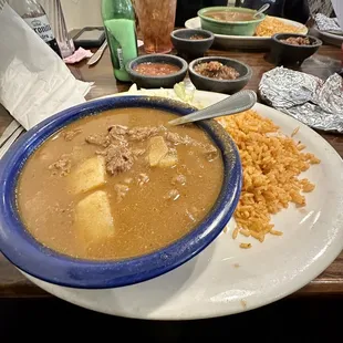 Carne Guisada with Double Rice