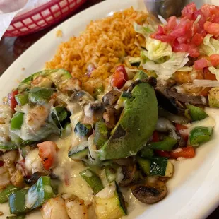 Shrimp stuffed avocado