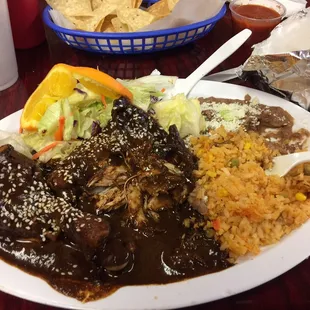 Chicken Mole Plate