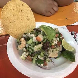 Ceviche Tostada