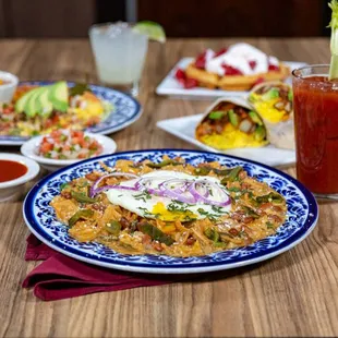 a plate of food on a table