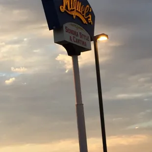 Sign out front
