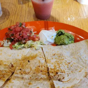 My choice off their limited Cinco de Mayo menu.   Speedy cooking and to table, but overpriced and no rice as side. 5/5/2023