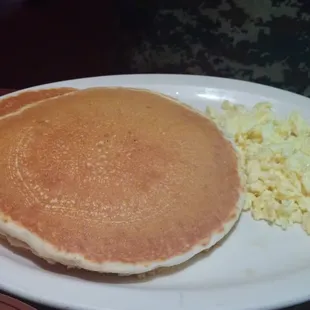 Pancake and eggs