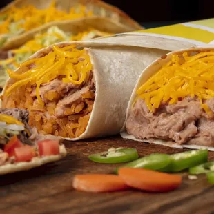 burritos and wraps, food