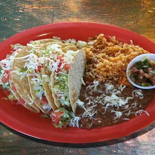 Taco Plate (Soft or Crispy)