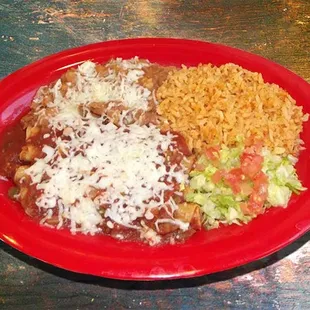 Rolled Taco Plate