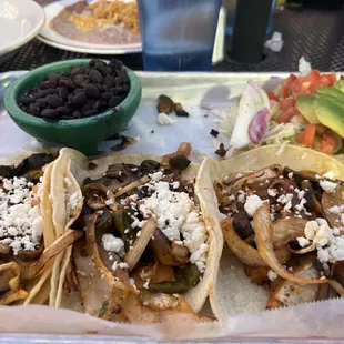 Vegetarian tacos