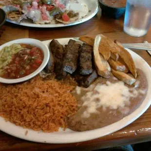 carne asada plate