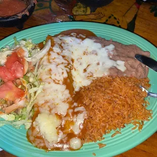 Enchilada lunch