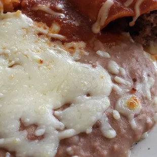 a plate of enchiladas