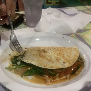 Quesadilla veggie and cheese
