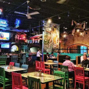 Inside the restaurant