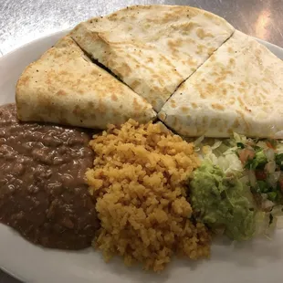 Beer or chicken Fajita Quesadilla!