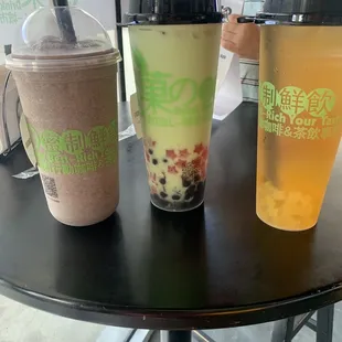 Drinks (Oreo, Honey Dew, &amp; Honey Lemonade)