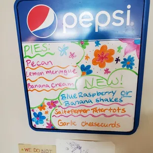 Check for daily specials