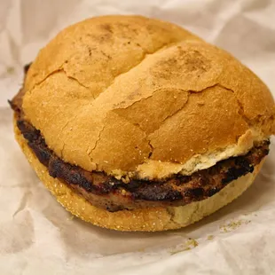 Ground Steak Sandwich.