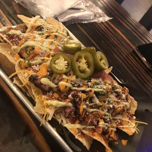 Beer can nachos