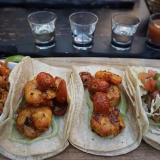 Ajo Shrimp Tacos