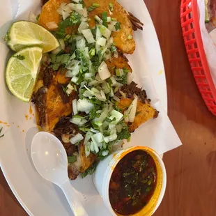Birria tacos