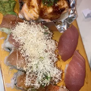 49er roll, a special roll, maguro nigiri