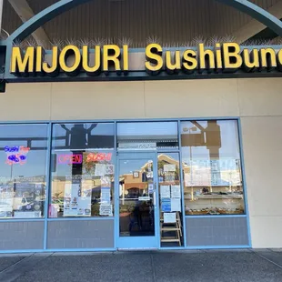 Front of the restaurant