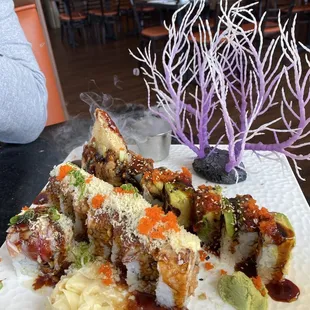 Godzilla Roll Black Dragon Roll