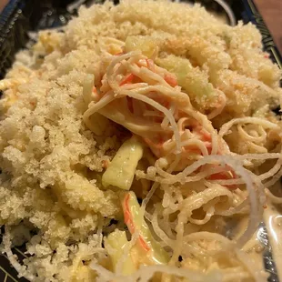 Crunch Kani Salad (what's underneath the crunch)