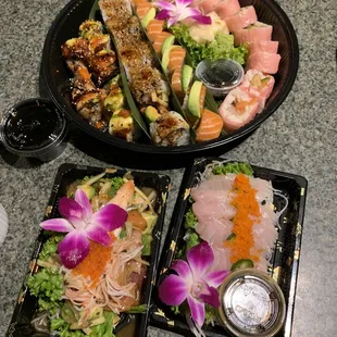 Beautiful take out presentation