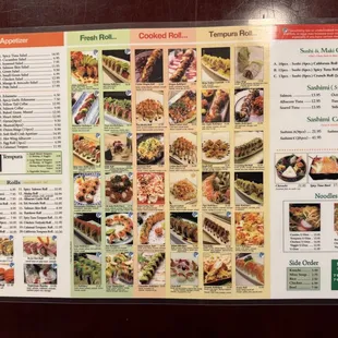 Updated Menu 2025