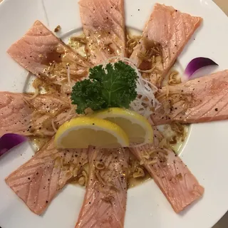 Salmon sashimi