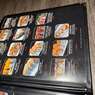 the menu