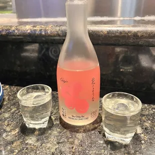 Excellent sake