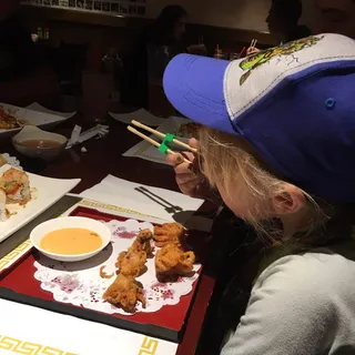 Fried Baby Octopus