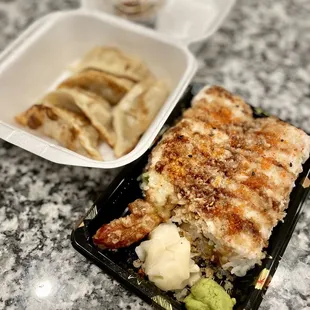 Gyoza and Mikado Roll