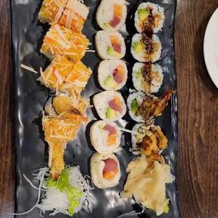 Magic Roll, Tiger Roll and Spider Roll