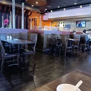 View of dining room from my booth