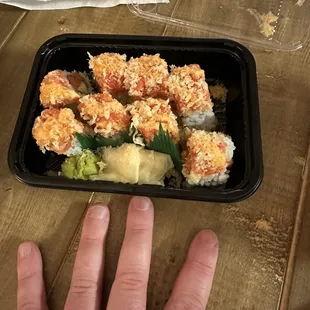 Volcano roll