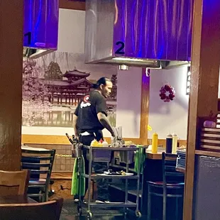 Tepan Yaki dining