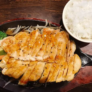 Chicken Teriyaki with white rice