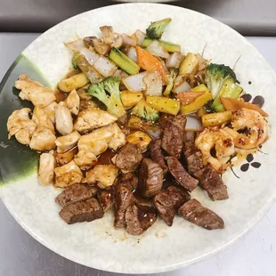 Hibachi Chicken &amp; Steak