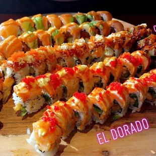 Hottie Susan Roll, Chorishi's Fire Roll, Mikado Roll, El Dorado