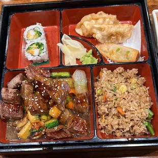 New York Steak Hibachi Bento Box